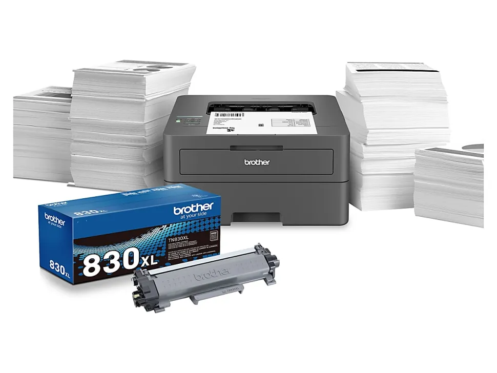 Brother HL-L2405W Wireless Compact Monochrome Laser Printer, Mobile Printing, Refresh EZ Print Eligibility