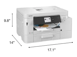 Brother INKvestment MFC-J6960DW Wireless Color Inkjet All-in-One Printer, 11”x17” capabilities, 3.5” Color Touchscreen
