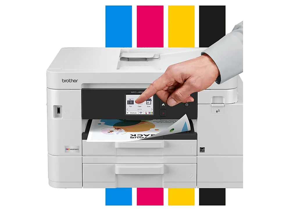 Brother INKvestment MFC-J6960DW Wireless Color Inkjet All-in-One Printer, 11”x17” capabilities, 3.5” Color Touchscreen