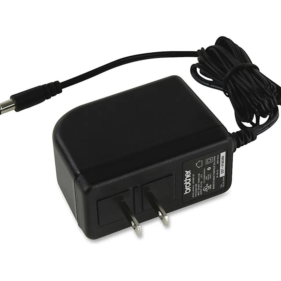 Brother Labelmaker AC Power Adapter - 110 V AC, 220 V AC Input - 12 V DC Output - 2 A - 1 Each
