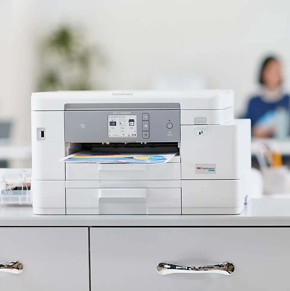 Brother MFC-J4535DW INKvestment All-in-One Color Inkjet Printer with NFC, Duplex and Wireless Printing plus Up to 1-Year of Ink in-box¹