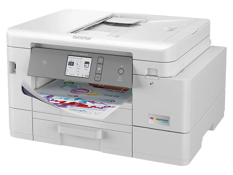 Brother MFC-J4535DW INKvestment All-in-One Color Inkjet Printer with NFC, Duplex and Wireless Printing plus Up to 1-Year of Ink in-box¹