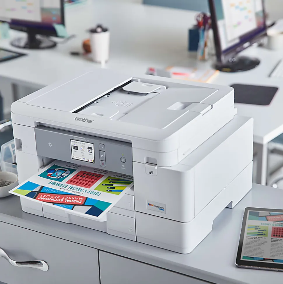 Brother MFC-J4535DW INKvestment All-in-One Color Inkjet Printer with NFC, Duplex and Wireless Printing plus Up to 1-Year of Ink in-box¹