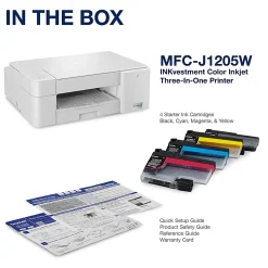 Brother MFC-J1205W INKvestment Wireless Multi-Function Color Inkjet Printer
