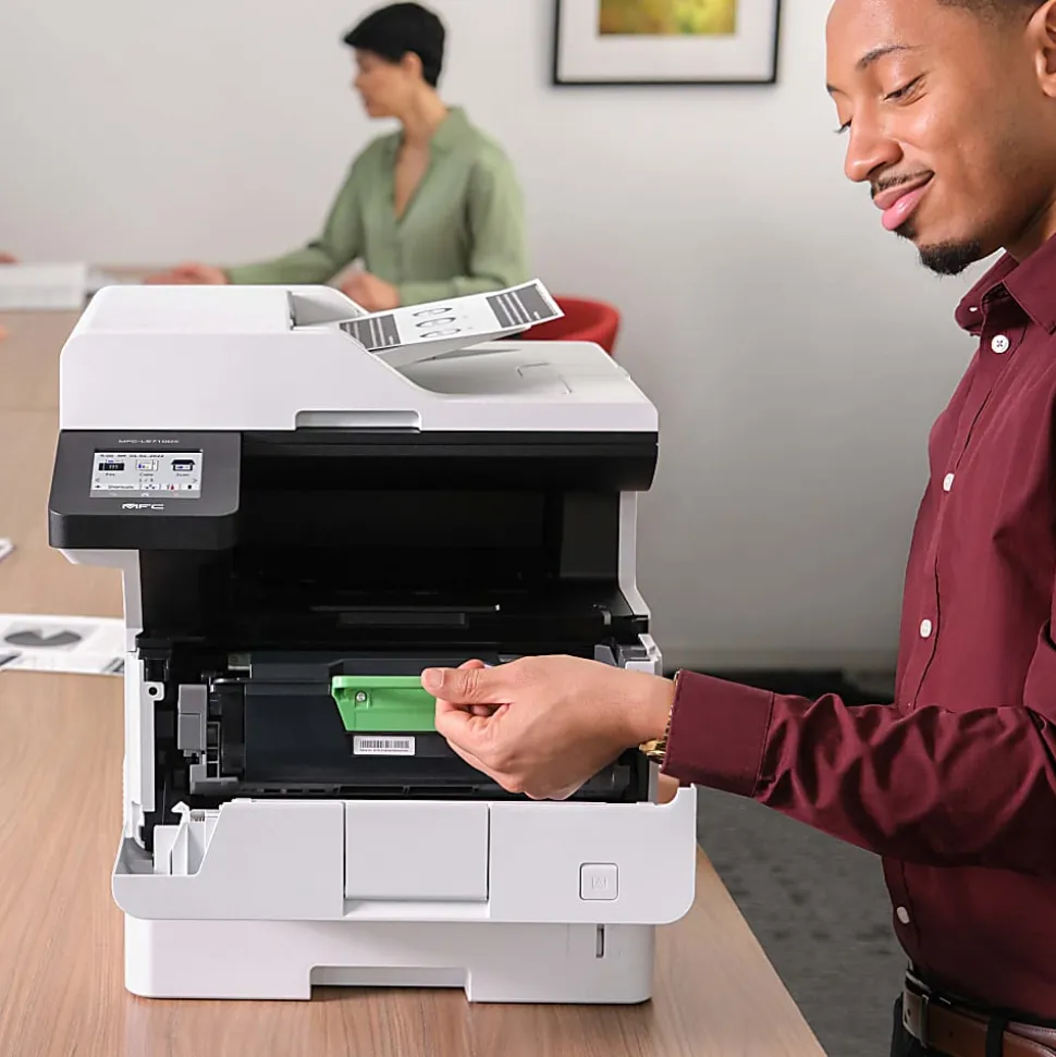 Brother MFC-L5710DW Wireless Business Monochrome All-in-One Laser Printer with Networking and Duplex Print, Scan, and Copy