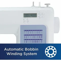 Brother Portable Computerized Sewing Machine with 60 Built-in Stitches, White