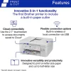 Brother Print & Cut MFC-J1800DW Wireless Inkjet Color All-in-One Printer With Automatic Paper Cutter And Refresh EZ Print Eligibility