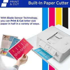 Brother Print & Cut MFC-J1800DW Wireless Inkjet Color All-in-One Printer With Automatic Paper Cutter And Refresh EZ Print Eligibility