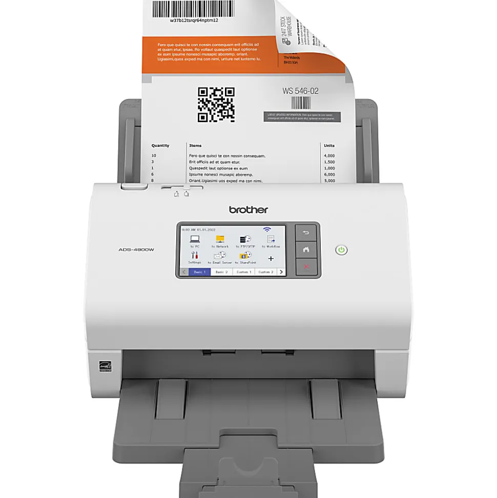 Brother Professional Wireless Desktop Scanner, ADS-4900W