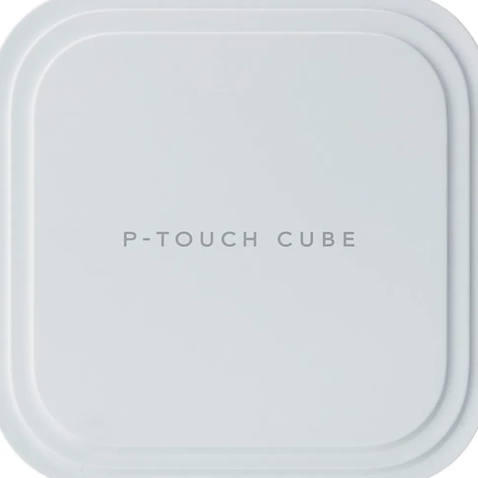 Brother P-Touch PTP910BT CUBE XP Label Maker, White