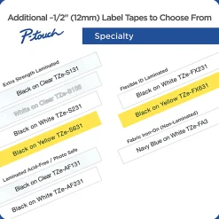 Brother P-Touch TZe-231 Label Tape, 1/2