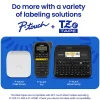 Brother P-touch TZe233, Laminated, 1/2" x 26.2 ft (12mm x 8m), Blue on White Label Tape
