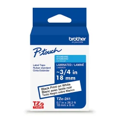 Brother P-touch TZe241, Laminated, 3/4