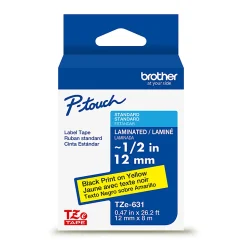 Brother P-touch TZe631, Laminated, 1/2
