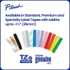 Brother P-touch TZe232, Laminated, 1/2" x 26.2 ft (12mm x 8m), Red on White Label Tape