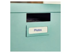 Brother P-Touch TZe441, Laminated, ~3/4in x 26.2ft (18mm x 8m), Black on Red Label Tape