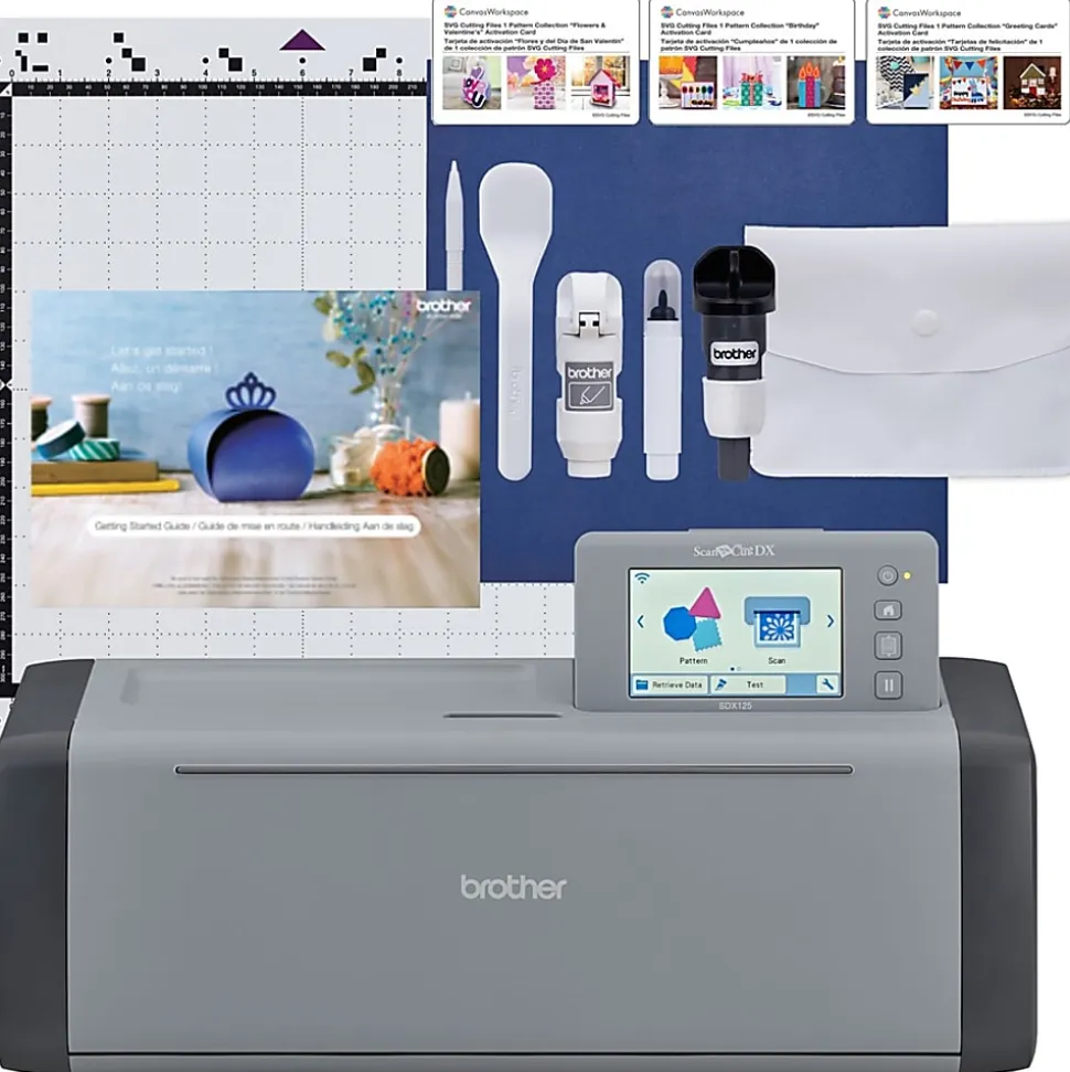 Brother ScanNCut DX Electronic Cutting Machine With Built-In Scanner, Gray