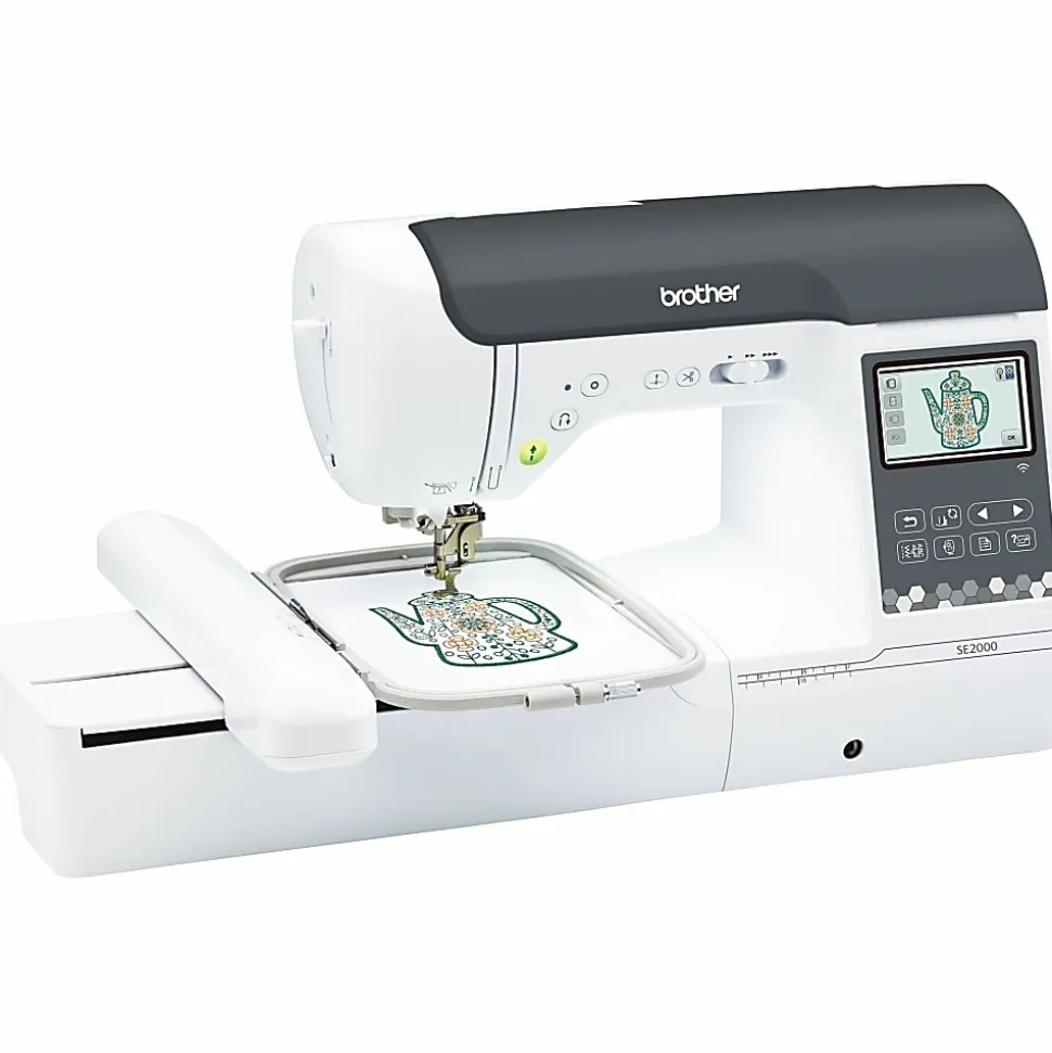 Brother® SE2000 Computerized Sewing And Embroidery Machine, White