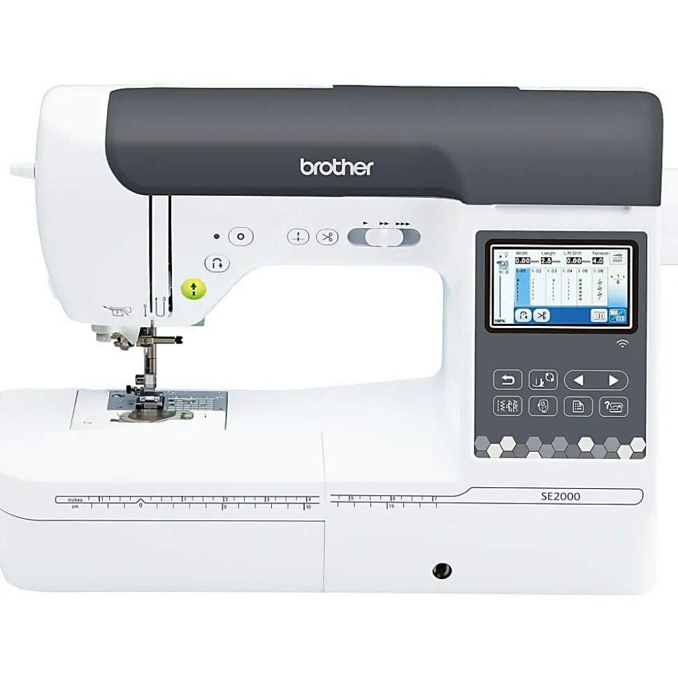 Brother® SE2000 Computerized Sewing And Embroidery Machine, White