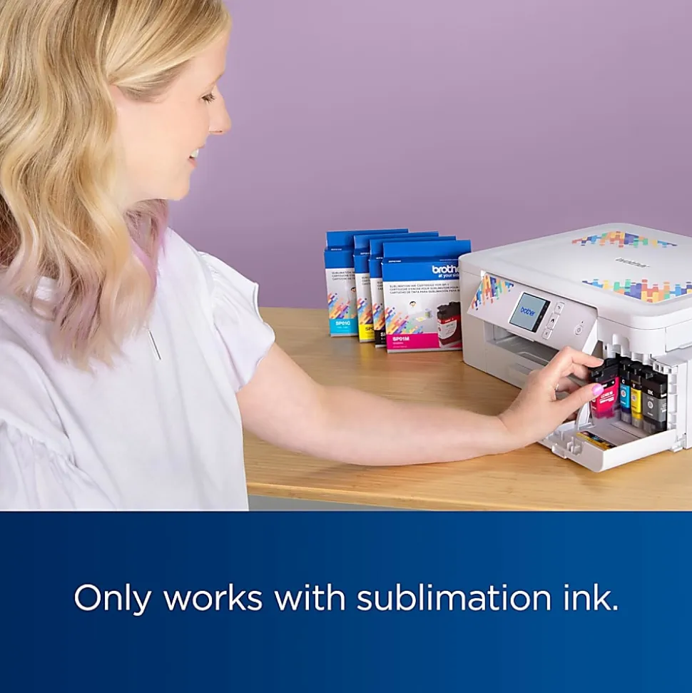Brother Sublimation Paper, 8-1/2" x 11", White, Pack Of 100 Sheets