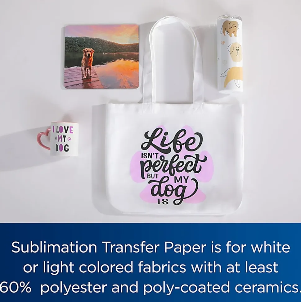 Brother Sublimation Paper, 8-1/2" x 11", White, Pack Of 100 Sheets