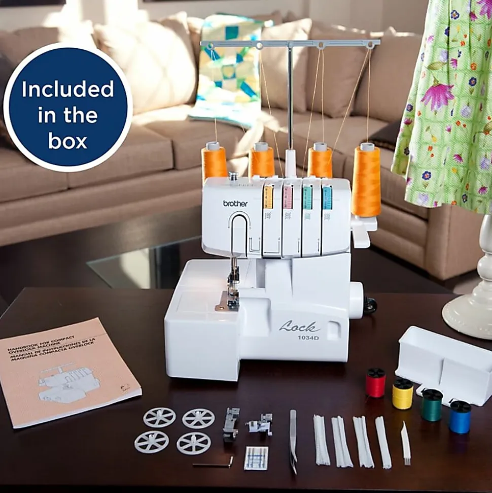 Brother 3/4 Thread Serger with Differential Feed - 1300 Stitches per Minute