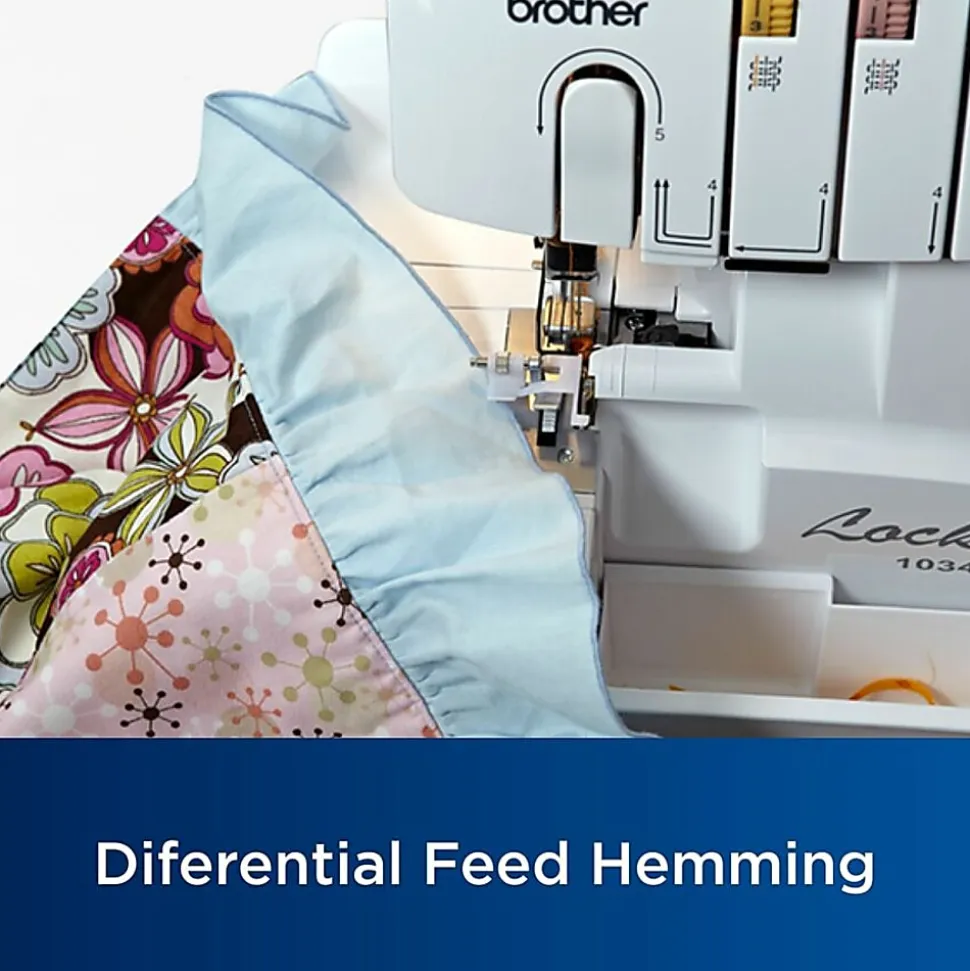 Brother 3/4 Thread Serger with Differential Feed - 1300 Stitches per Minute