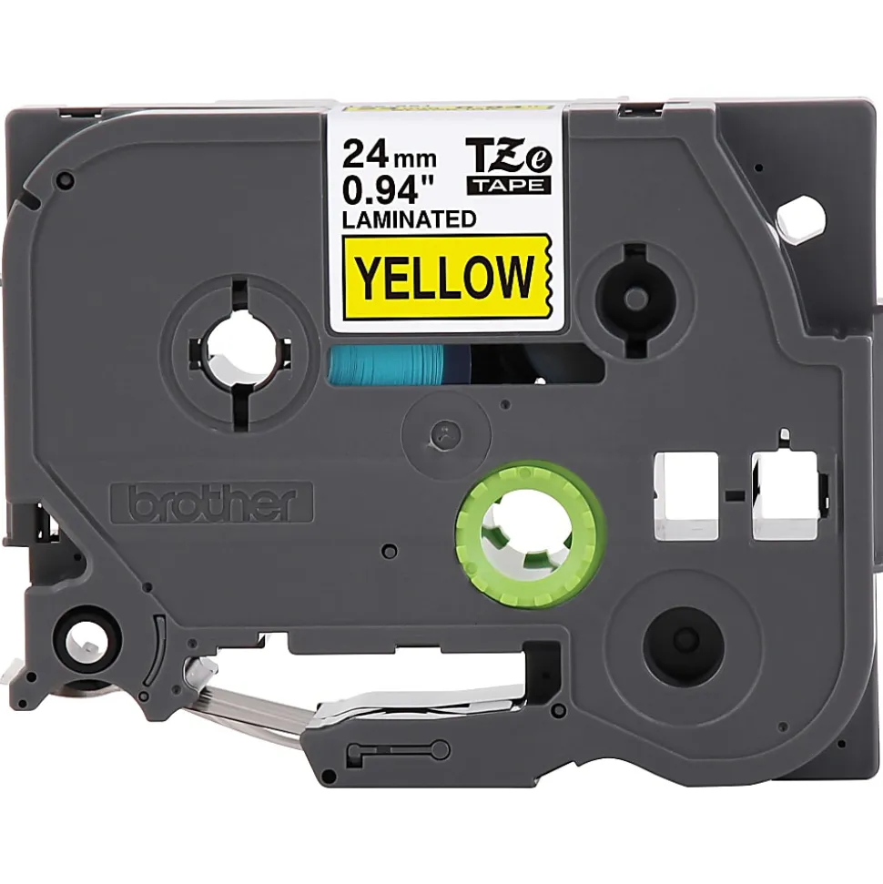 Brother TZe-651 Black-On-Yellow Tape, 1" x 26.2'