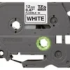 Brother TZe-FX231CS Black-On-White Tape, 0.5" x 26.2'