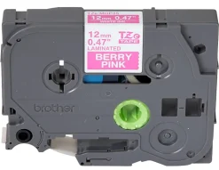 Brother TZe-MQP35 White-On-Berry Pink Tape, 0.5" x 196.8"