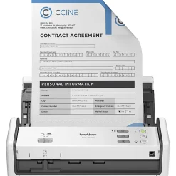 Brother Wireless Compact Desktop Scanner, ADS-1350W