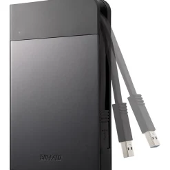 BUFFALO MiniStation Extreme NFC USB 3.0 1 TB Rugged Portable Hard Drive (HD-PZN1.0U3B) - 2.5