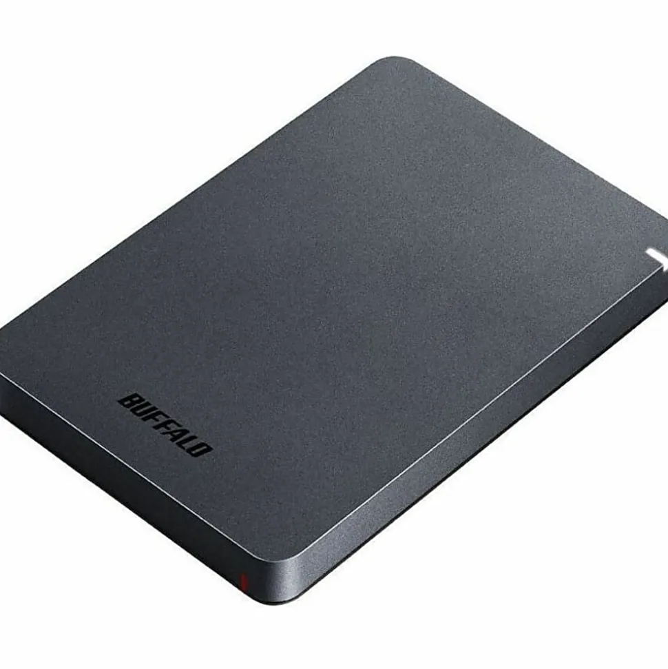 Buffalo MiniStation HD-PGFU3 1 TB Portable Hard Drive - External - TAA Compliant - Desktop PC, MAC Device Supported - HDPGF10U3B