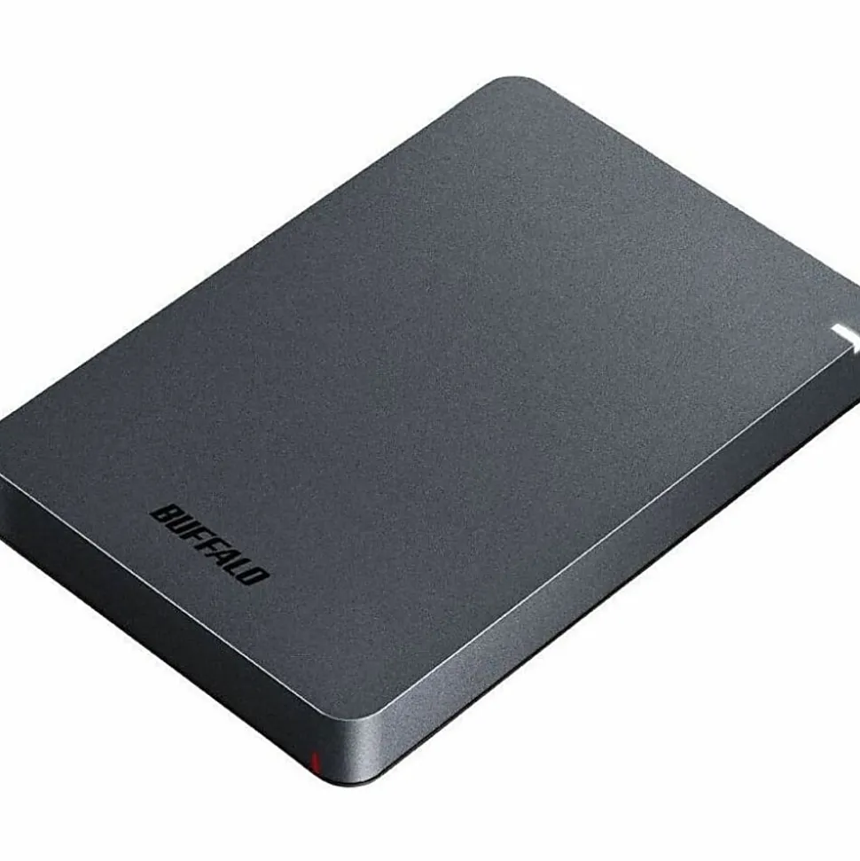 Buffalo MiniStation HD-PGFU3 2 TB Portable Hard Drive - External - TAA Compliant - Desktop PC, MAC Device Supported - HDPGF20U3BB
