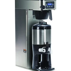 Bunn ICB Infusion Series Programmable Coffee Brewer, Single Design, Tall Profile, Black/Silver