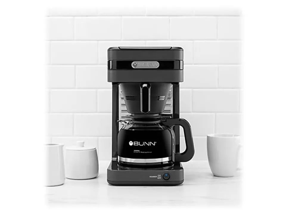 BUNN Speed Brew 10-Cup Drip Coffeemaker, Charcoal