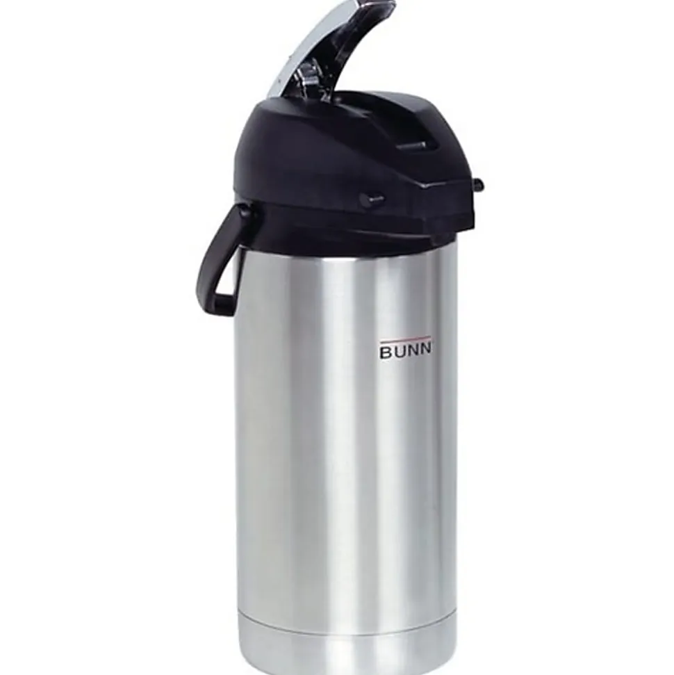 Bunn Stainless Steel Lever-Action Airpot, 3.8-Liter Capacity