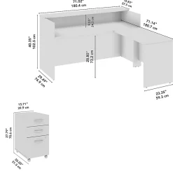 Bush Business Furniture Arrive 72