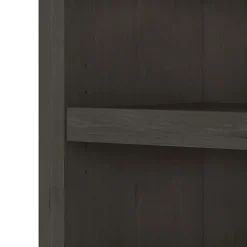 Bush Business Furniture Echo 66"H 5-Shelf Bookcase, Charcoal Maple, Standard Delivery