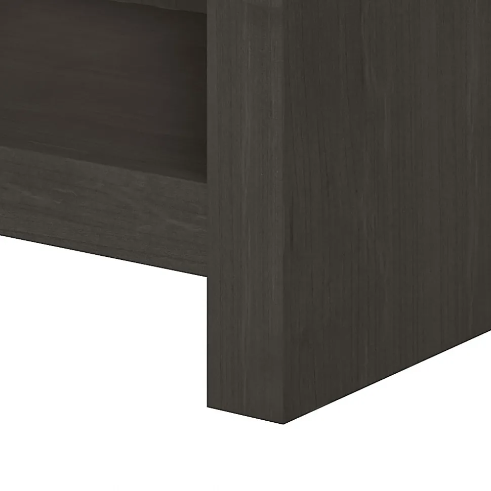 Bush Business Furniture Echo 66"H 5-Shelf Bookcase, Charcoal Maple, Standard Delivery