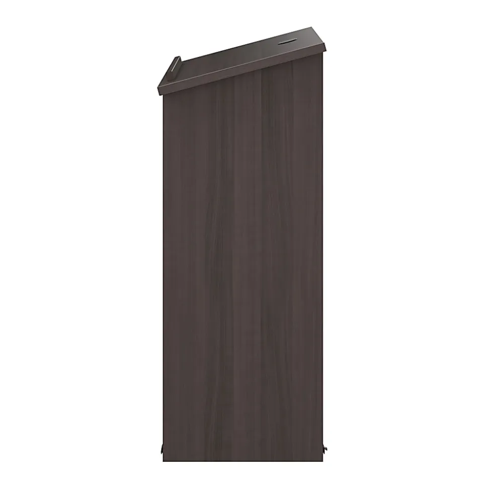 Bush Business Furniture Envision Stand Up Lectern, 29"W x 48"H, Storm Gray, Standard Delivery