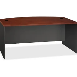Bush Business Furniture Series C Components Bow Front Desk, 72