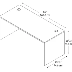 Bush Business Furniture Series C Components Office Desk 66