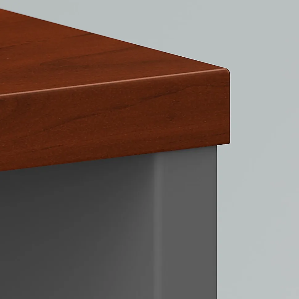 Bush Business Furniture Series C Components 60"W Office Computer Desk, Hansen Cherry, Standard Delivery