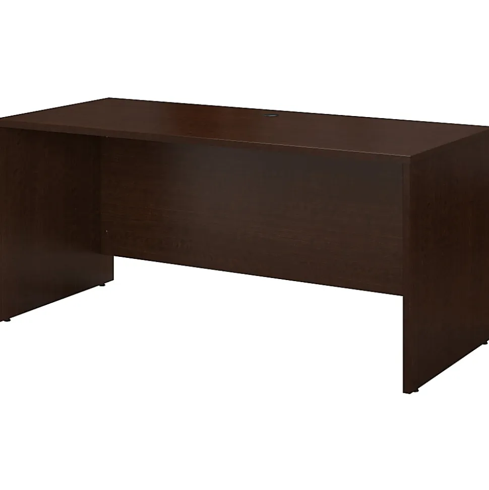 Bush Business Furniture Series C Components 60"W Credenza Computer Desk, Mocha Cherry, Standard Delivery