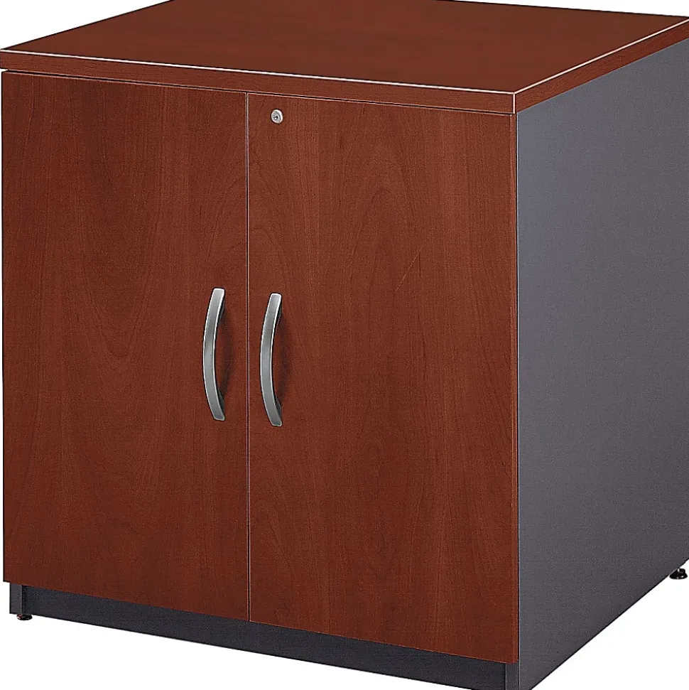 Bush Business Furniture Series C Components Storage Cabinet, 30"W, Hansen Cherry, Standard Delivery