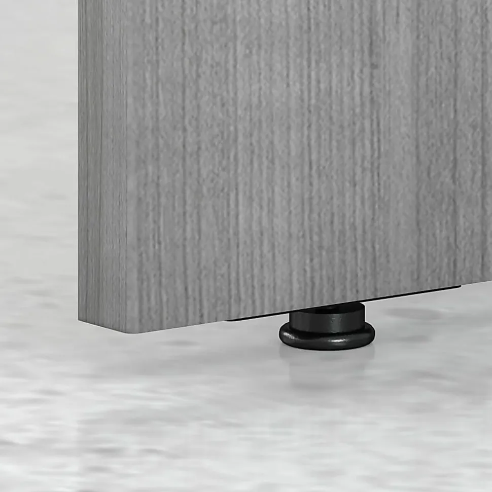 Bush Business Furniture Studio C 60"W Office Computer Desk, Platinum Gray, Standard Delivery