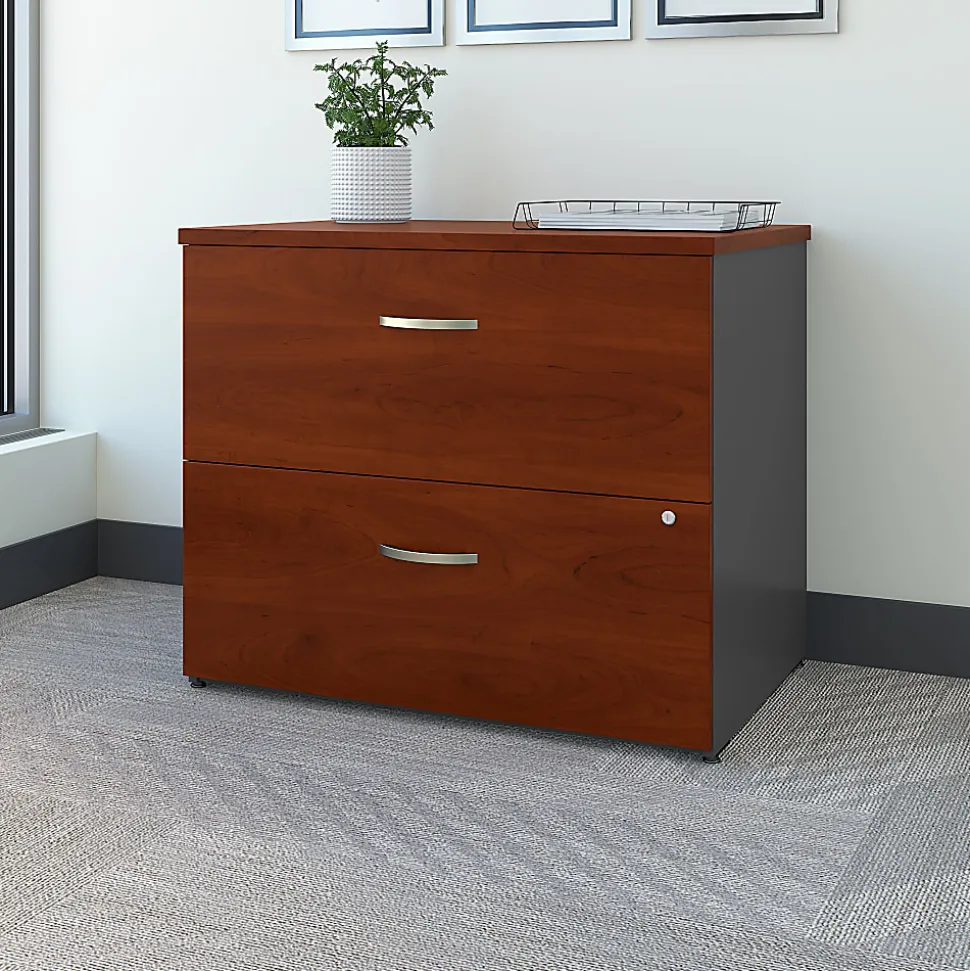 Bush 36W 2 Drawer Lateral File Cabinet, WC24454C