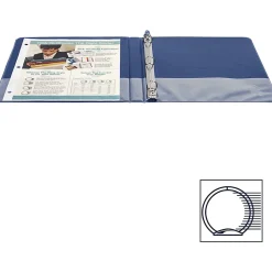 Business Source Basic Round Ring Binders, 1/2