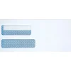 Business Source Double Window #10 Envelopes - Double Window - #10 - 24 lb - Self-sealing - White - 1 Box